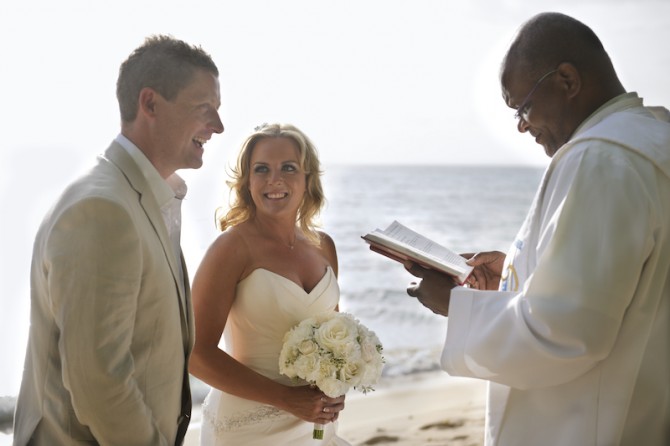 Beach Ceremony and The Cliff Restaurant Reception- Weddings By Malissa Barbados