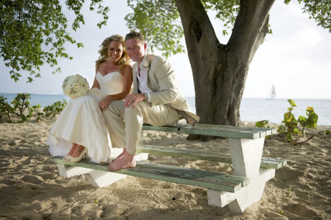 Beach Ceremony and Reception at The Cliff Restaurant Barbados- Weddings by Malissa