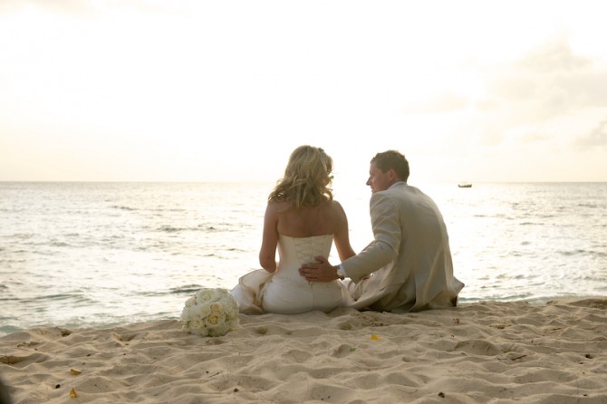 Beach Ceremony and Reception at The Cliff Restaurant Barbados- Weddings by Malissa