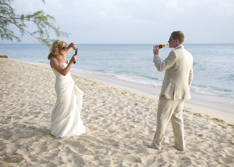 Beach Ceremony and Reception at The Cliff Restaurant Barbados- Weddings by Malissa