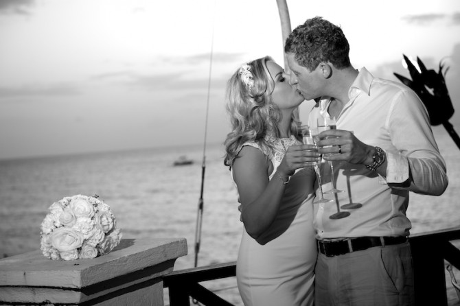 Beach Ceremony and Reception at The Cliff Restaurant Barbados- Weddings by Malissa