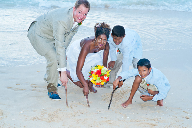 Intimate wedding at The Cliff Restaurant Barbados- Weddings By Malissa