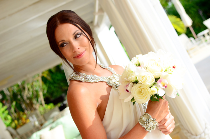 Beach Ceremony at The Cliff Restaurant- Weddings By Malissa Barbados