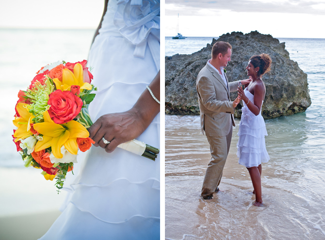 Intimate wedding at The Cliff Restaurant Barbados- Weddings By Malissa