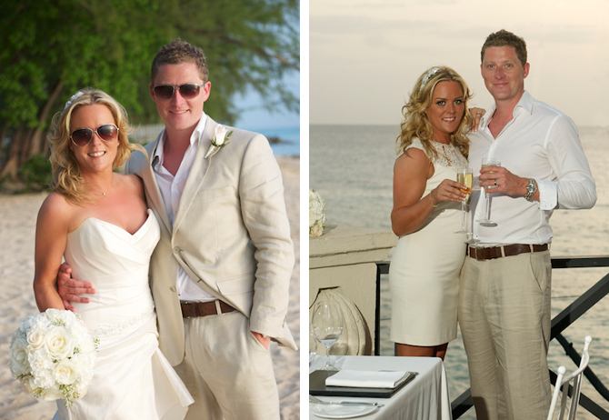 Beach Ceremony and Reception at The Cliff Restaurant Barbados- Weddings by Malissa