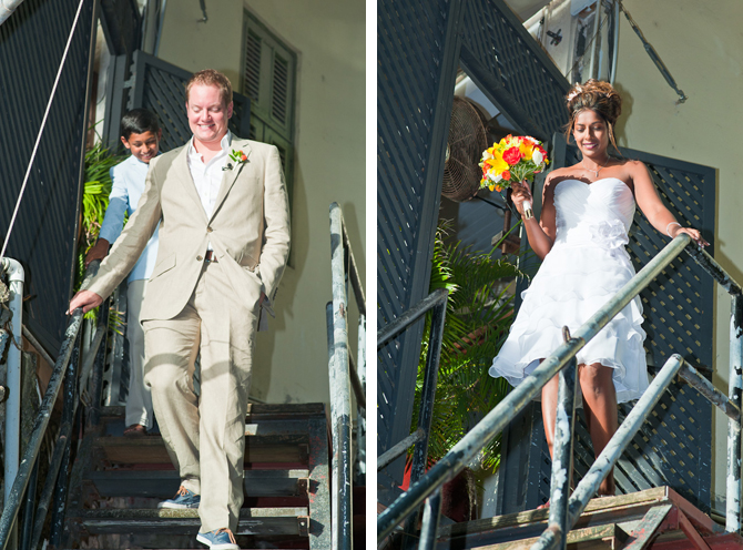 Intimate wedding at The Cliff Restaurant Barbados- Weddings By Malissa