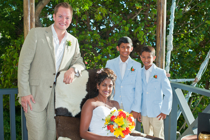 Intimate wedding at The Cliff Restaurant Barbados- Weddings By Malissa