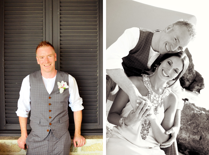 Beach Ceremony at The Cliff Restaurant- Weddings By Malissa Barbados