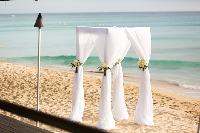 Huppa on the beach at Lonestar Restaurant Barbados