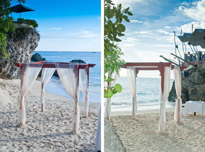 Intimate wedding at The Cliff Restaurant Barbados- Weddings By Malissa