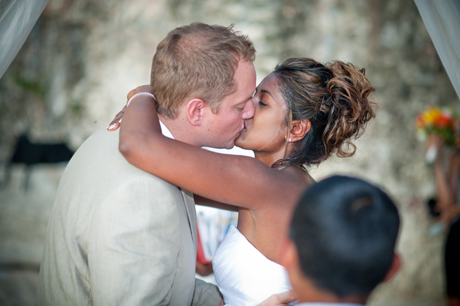 Intimate wedding at The Cliff Restaurant Barbados- Weddings By Malissa