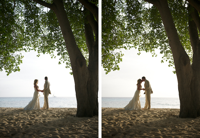 Beach Ceremony and Reception at The Cliff Restaurant Barbados- Weddings by Malissa