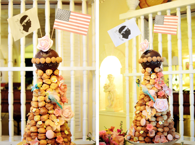 Profiterole Cake- Weddings by Malissa Barbados 