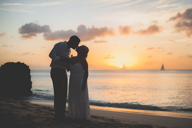 Vow Renewal At The Cliff Restaurant- Weddings By Malissa Barbados 
